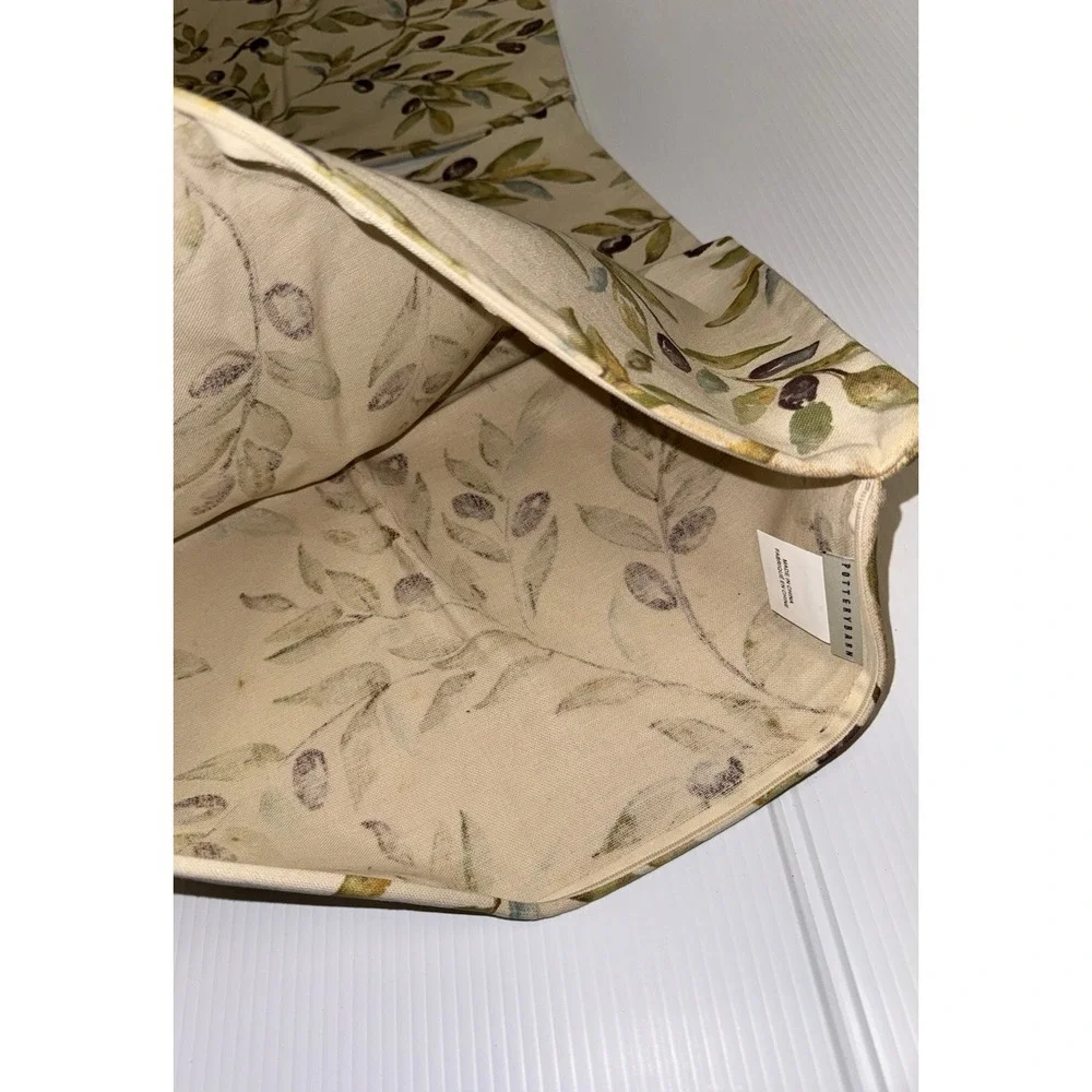 Pottery Barn Olive Branch Pillow Cover 20x20 Set‎ of 2 Wine Tasting Decoration